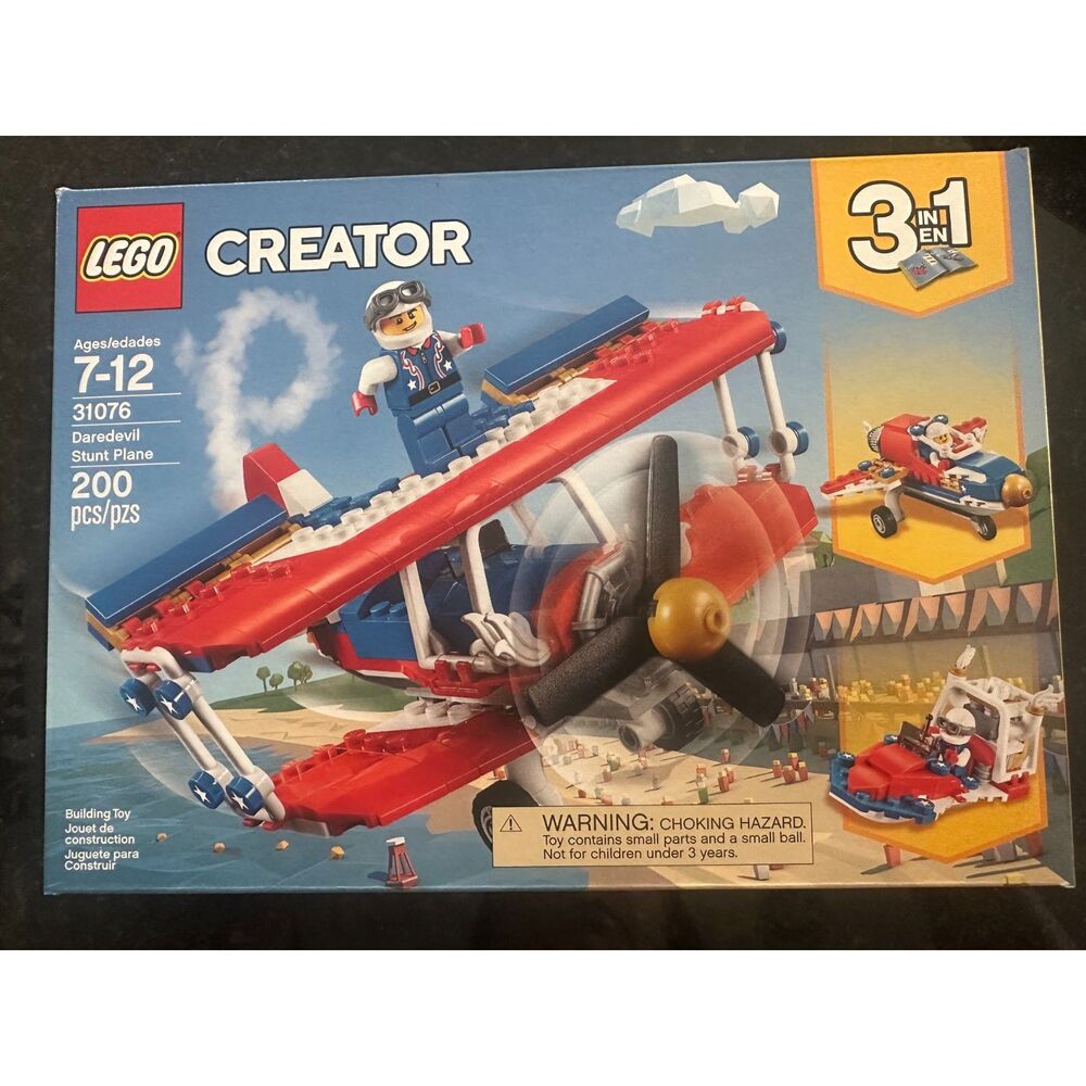 LEGO Creator 31076 Daredevil Stunt Plane 3-in-1
